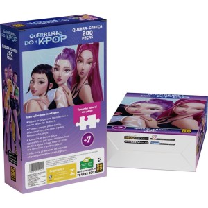 Quebra-cabeca Cartonado Guerreiras Do K-pop 200 Pecas-128686-75819