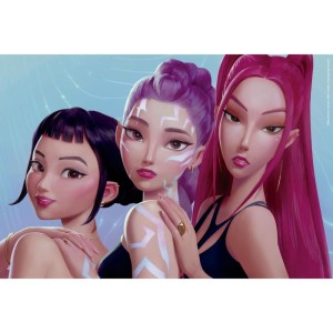 Quebra-cabeca Cartonado Guerreiras Do K-pop 200 Pecas-128686-90043