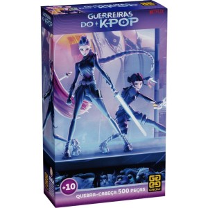 Quebra-cabeca Cartonado Guerreiras Do K-pop 500 Pecas