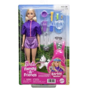 Barbie Family Malibu Aventuras Com Cachorrinho-129130-47666