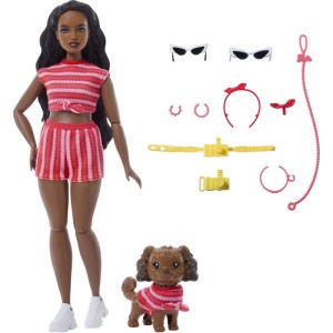 Barbie Fashion Brookly E Cão Combinação Looks