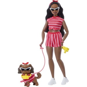 Barbie Fashion Brookly E Cão Combinação Looks-129105-79222