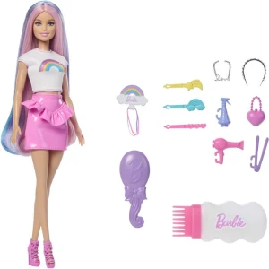 Barbie Fashion Malibu Pinte E Decore O Cabelo