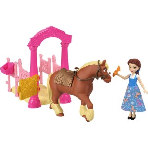 Boneca Disney Princesa C/estabulo E Cavalo (s)