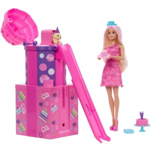 Barbie Reveal Party Unboxed Escorregador-129157-73852