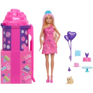 Barbie Reveal Party Unboxed Escorregador
