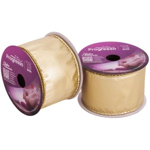 Fita Aramada Natal 63mmx10m Metalizado Dourado-127753-77629