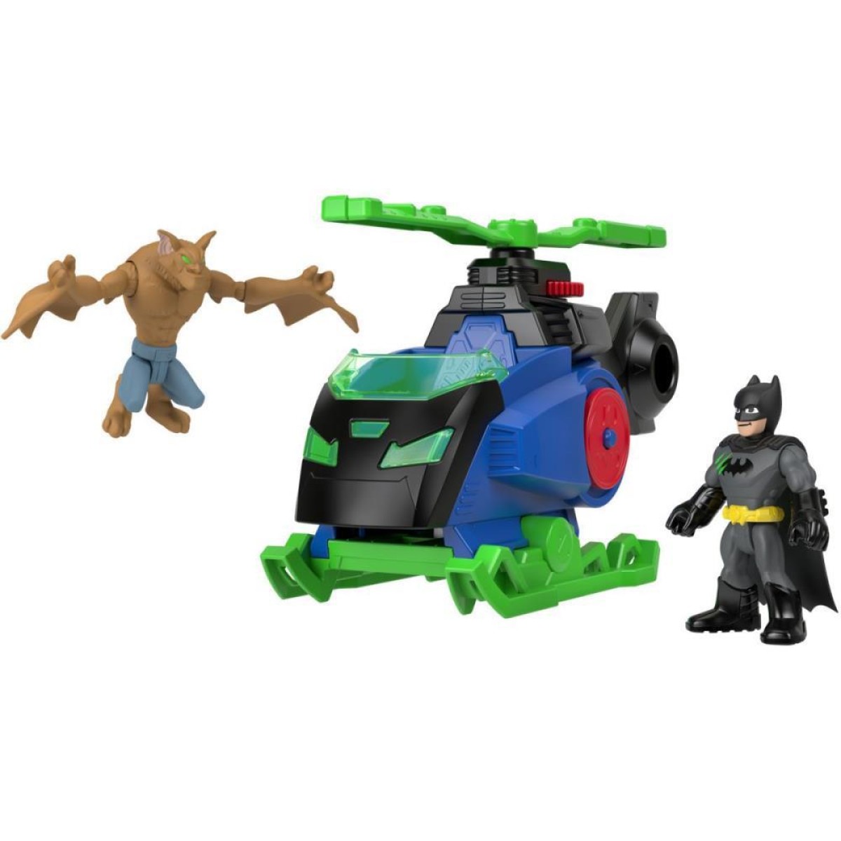 Imaginext Dcsf Helicoptero Do Batman