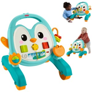 Fisher-price Infant Andador Musical Pinguim Azul
