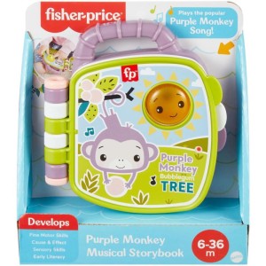 Fisher-price Infant Livro Canta Com Macaquinho