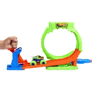 Hot Wheels Monster Trucks Pista Caos Multantes C/slime