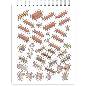 Livro Com Adesivos Cenario Construa Seu Mundo-127758-30020