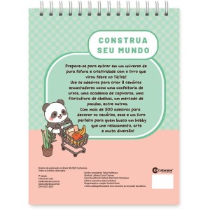 Livro Com Adesivos Cenario Construa Seu Mundo-127758-93506