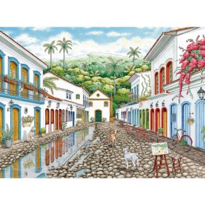 Quebra-cabeca Cartonado Ruas De Paraty 500 Pecas-128696-20510
