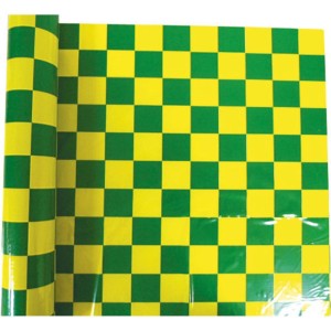 Plastico Para Encapar 25m Quadriculado Verde/amarelo-052944-80295
