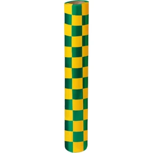 Plastico Para Encapar 25m Quadriculado Verde/amarelo