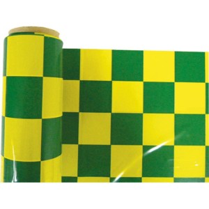 Plastico Para Encapar 25m Quadriculado Verde/amarelo-052944-97113