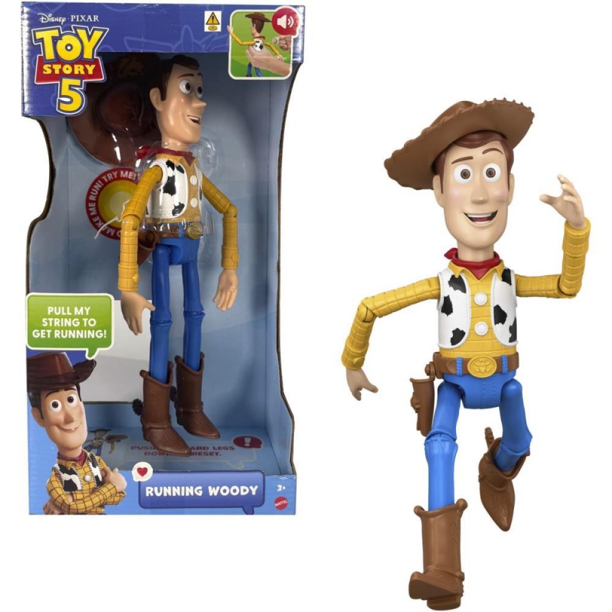 Boneco E Personagem Toy Story Wood Corredor 30cm