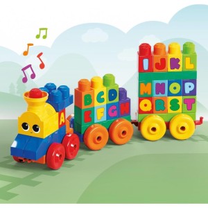Mega Bloks Trem Aprendiz. Musical Abc 50p-129068-40659