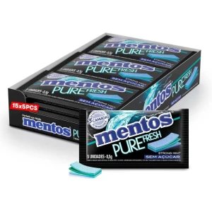 Goma De Mascar Mentos Strong Mint 8,5g