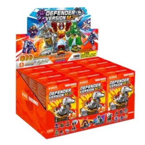 Brinquedo Blokees Blocos Transformers Defender Tyrants Fury 12 In 1 - Caixa Litografada