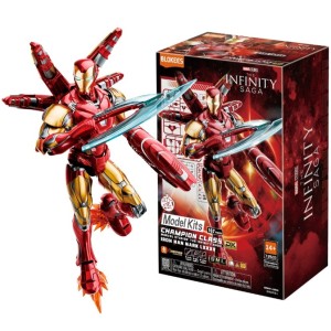 Brinquedo Blokees Model Kit Ironman Marvel - Caixa Litografada