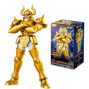 Brinquedo Blokees Champion Class Taurus Aldebaran Saint Seiya - Caixa Litografada