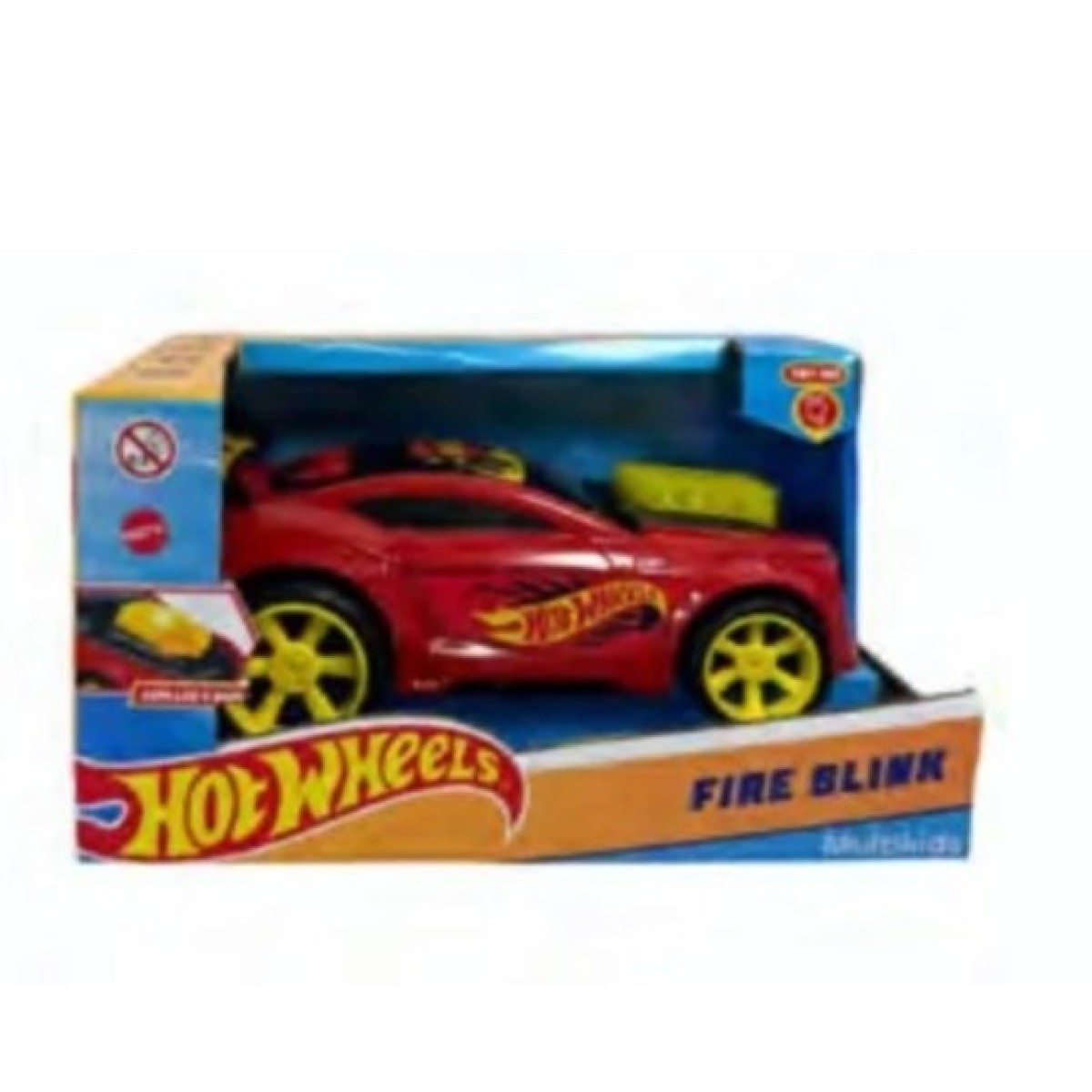 Hot Wheels Carro Fire Blink Com Luz E Som Vermelho