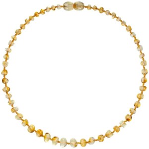 Colar De âmbar Baroque Lemon 36 Cm