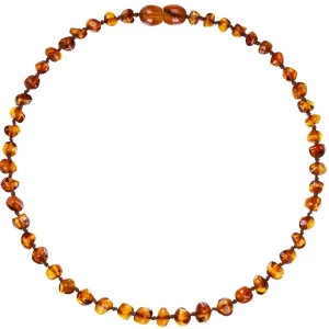 Colar De âmbar Baroque Cognac 32 Cm