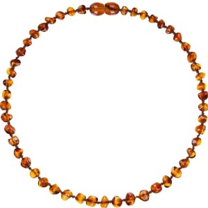 Colar De âmbar Baroque Cognac 36 Cm