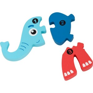 Quebra-cabeca Madeira Dipedu Elefante 10 Pecas-128198-32861