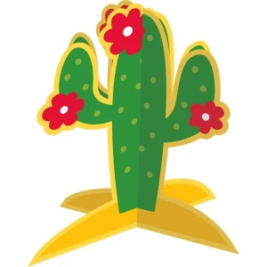Artigo Para Decoracao Figura 3d Festa Junina Cactos