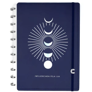 Caderno Inteligente Grande Influenciada Pela Lua 80f By Mica