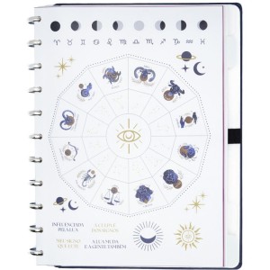 Caderno Inteligente Grande Influenciada Pela Lua 80f By Mica-127792-44520