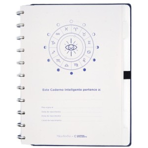 Caderno Inteligente Grande Influenciada Pela Lua 80f By Mica-127792-81517