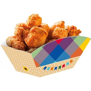 Embalagem Para Alimentos Bandeja Canoa Festa Junina