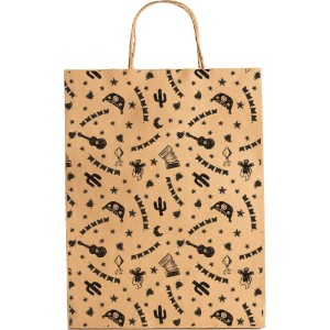 Sacola Para Presente Kraft M 29x24x12cm Festa Na Roca-128726-16600
