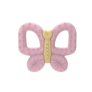 Pf26187 Mordedor Borboleta Rosa