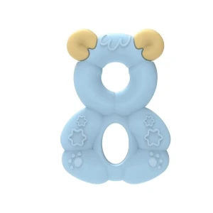 Pf26188 Mordedor Ursinho Zippy Baby Azul