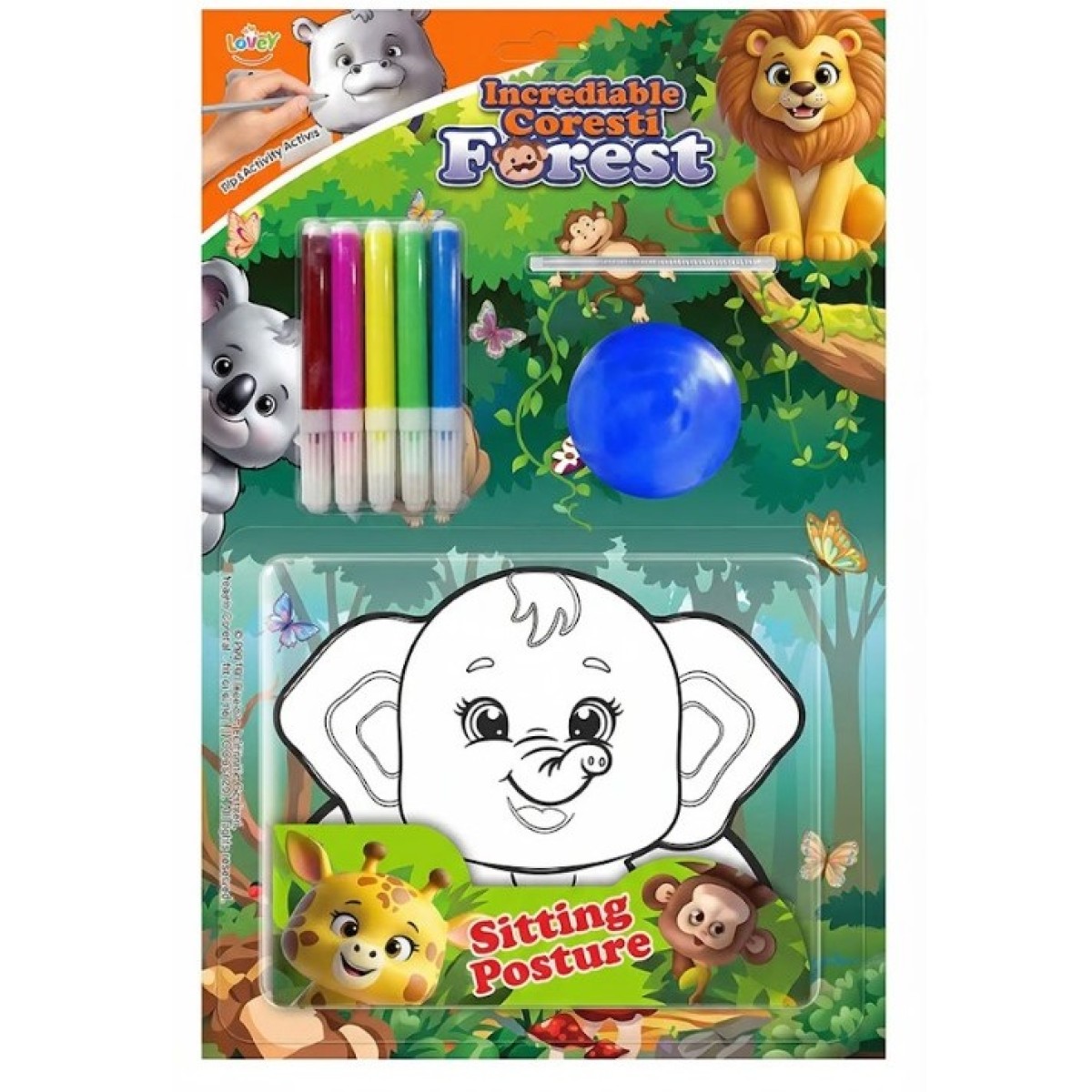 Pf26257 Pintura Magica Elefante