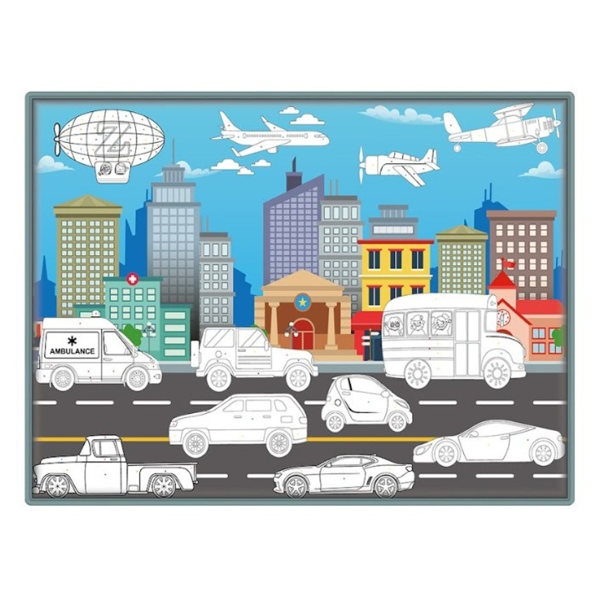 Pf26261 Zippy Arte No Chão - Cidade