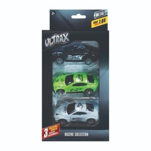 Ultrax – Carro Colecionável De Metal Pac C/3 – Escala 1:64