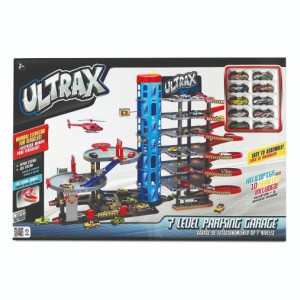 Ultrax – Playset Garagem 7 Níveis Com 10 Carros E 1 Helicóptero