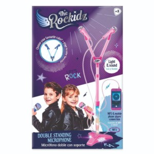 The Rockidz– Microfone Duplo Com Pedestal