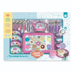 Sweet Home – Meu Belo Conjunto De Chá – Com 32 Peças