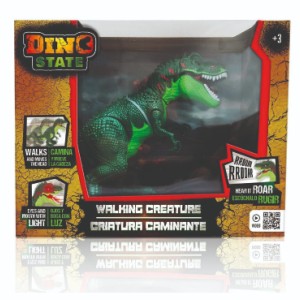 Dino State - Dinossauro Que Anda (sortimento Laranja E Cinza)