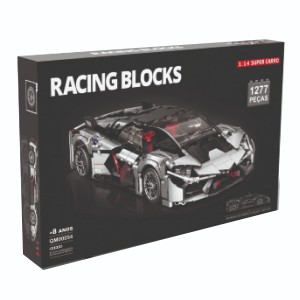 Carro Esportivo -racing Blocks - Escala 1:14