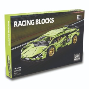 Carro Esportivo -racing Blocks - Escala 1:14
