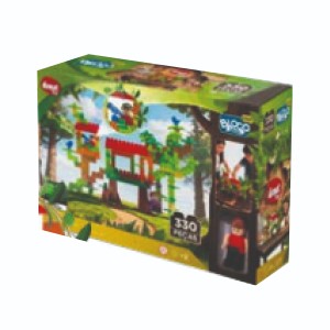 Xk123 Brinkadeira Na Arvore Click 330 Peças (2pç)